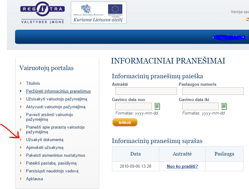 medicinine vairuotojo -pazymos tikrinimas