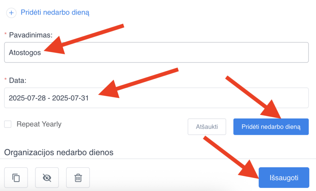 Issaugioti nedarbo diena sveikatos pazymos darbui vairuotojui